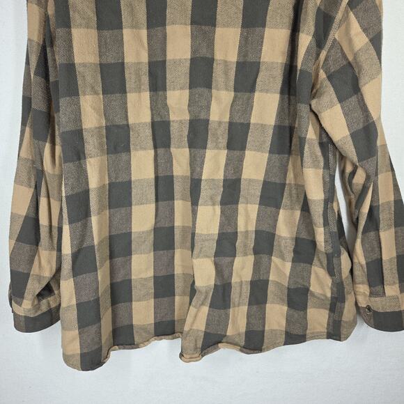 St Johns Bay Shacket Shirt Mens XXLT Flannel Button Up Workwear Heavyweight - Picture 12 of 12